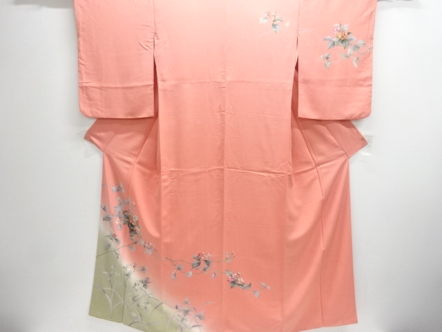 JAPANESE KIMONO / HOMONGI / FLOWER & PLANT